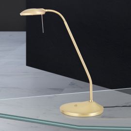 Lampi birou - Lampa LED de birou dimabila stil modern Cobra satin alama