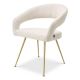 Scaune - Scaun design elegant LUX Bravo, boucle crem
