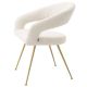 Scaune - Scaun design elegant LUX Bravo, boucle crem