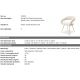 Scaune - Scaun design elegant LUX Bravo, boucle crem