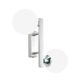 Aplice, corpuri de iluminat pentru pereti - Aplica de perete design modern SNOWWHITE crom satin