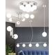 Aplice, corpuri de iluminat pentru pereti - Aplica de perete design modern SNOWWHITE crom satin
