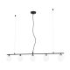 Pendule, Lustre suspendate - Lustra suspendata design modern SNOWWHITE 5L negru/auriu