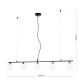 Pendule, Lustre suspendate - Lustra suspendata design modern SNOWWHITE 5L negru/auriu