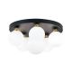 Lustre aplicate - Lustra aplicata design modern SNOWWHITE 6L negru/auriu