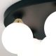 Lustre aplicate - Lustra aplicata design modern SNOWWHITE 6L negru/auriu