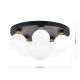 Lustre aplicate - Lustra aplicata design modern SNOWWHITE 6L negru/auriu