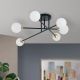 Lustre aplicate - Lustra aplicata design modern SNOWWHITE 6L negru/auriu
