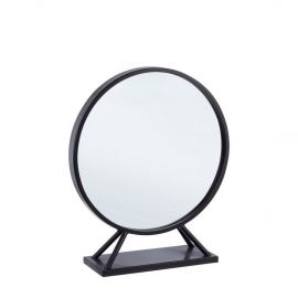 Oglinzi - Oglinda rotunda cu picior MARILYN H50 negru