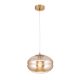 Pendule, Lustre suspendate - Lustra / Pendul vintage design decorativ RICHARD auriu/amber