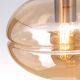 Pendule, Lustre suspendate - Lustra / Pendul vintage design decorativ RICHARD auriu/amber