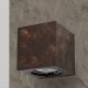 Aplice, corpuri de iluminat pentru pereti - Aplica LED de perete design ambiental Cube antique rustic