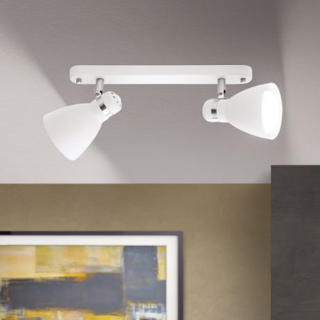 Aplice cu Spot - Aplica cu 2 spoturi directionabile SCHOOL alba