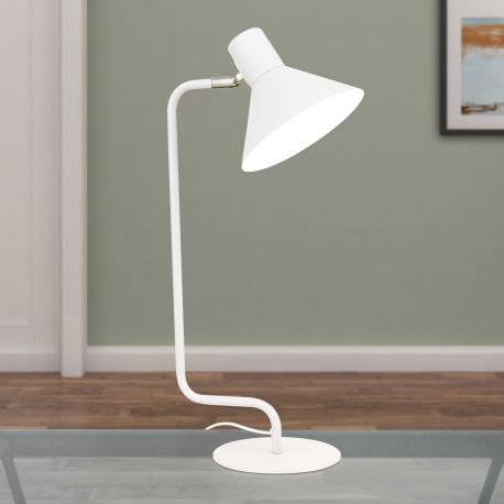 Lampi birou - Veioza / Lampa de birou stil modern VIKTORIA alba