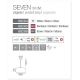 Pendule, Lustre suspendate - Pendul textil diametru 50cm Seven