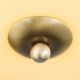 Plafoniere - Plafoniera clasica Landhaus 28cm alama antique/ sticla champagne decor albastru