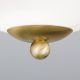 Plafoniere - Plafoniera clasica Landhaus Ø21cm alama satin/ sticla opal decor albastru