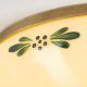 Plafoniere - Plafoniera clasica Landhaus 28cm alama satin/ sticla champagne decor verde