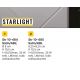 Plafoniere cu spoturi, Spoturi aplicate - Spot aplicat tavan/plafon Starlight square crom satin