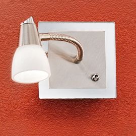 Aplice cu Spot - Aplica de perete cu 1 spot directionabil Max crom satin