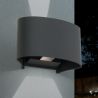 Aplica LED de exterior design modern ambiental IP54 GRETA antracit
