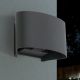 Aplice - Aplica LED de exterior design modern ambiental IP54 GRETA antracit
