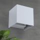 Aplice - Aplica LED de exterior design modern ambiental IP54 Cube aluminiu