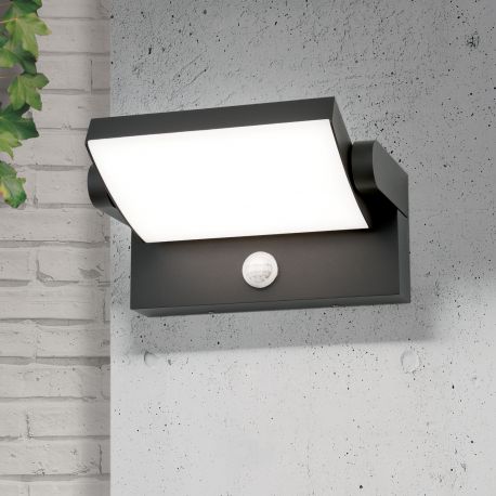Aplice - Aplica LED pentru exterior cu senzor de miscare IP54, GINGER antracit