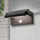 Aplice - Aplica LED pentru exterior cu senzor de miscare IP54, GINGER antracit
