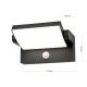 Aplice - Aplica LED pentru exterior cu senzor de miscare IP54, GINGER antracit