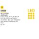Aplice - Aplica LED pentru exterior cu senzor de miscare IP54, GINGER antracit
