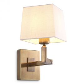 Aplice, corpuri de iluminat pentru pereti - Aplica LUX Cambell, alama vintage