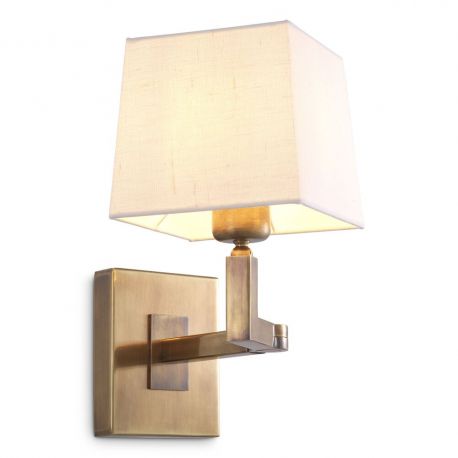 Aplice, corpuri de iluminat pentru pereti - Aplica LUX Cambell, alama vintage