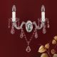Aplice Cristal Asfour - Aplica perete de lux cristal Asfour Maria Theresia-B 2L argintie