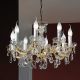 Candelabre, Lustre - Candelabru stil clasic elegant cu 8 brate Marie Claire auriu