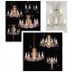 Lustre Cristal Scholer - Candelabru de lux cristal Scholer Hirohito 8L 24K gold plated