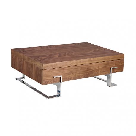 Masute Living - Masuta de cafea design original și funcțional Wood and Chrome