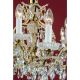 Lustre Cristal Scholer - Candelabru de lux cristal Scholer Hirohito 6+3L 24K gold plated