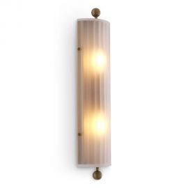 Aplice, corpuri de iluminat pentru pereti - Aplica de perete design LUX Juno, alama antica