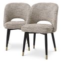 Set de 2 scaune Cliff, bej mademoiselle