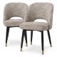 Set de 2 scaune Cliff, bej mademoiselle