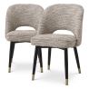 Set de 2 scaune Cliff, bej mademoiselle