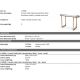 Console - Consola design elegant LUX Fabio, alama periata