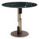 Masa design modern LUX cu blat din marmura Flow verde