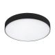 Plafoniere - Plafoniera LED slim de exterior IP44 Tartu negru 17,5cm