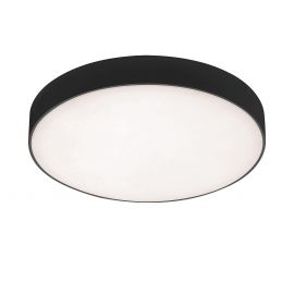 Plafoniere - Plafoniera LED slim de exterior IP44 Tartu negru 30cm