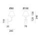 Aplice - Aplica de perete exterior IP54, Fiordo