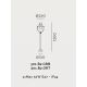Stalpi - Stalp exterior cu protectie IP44 Borgo H-120cm