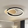 Lustra LED aplicata design modern circular Oriel