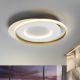 Lustre aplicate - Lustra LED aplicata design modern circular Limbos alb/auriu